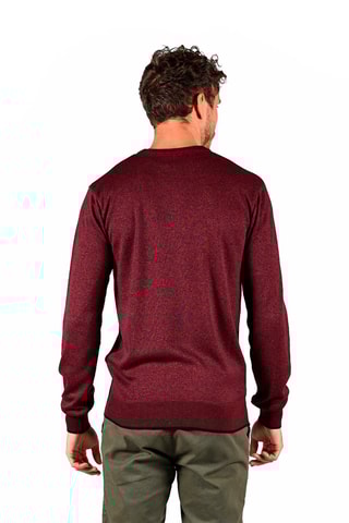 Trui Lotus Gemêleerd Bordeauxrood