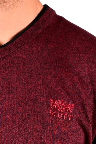 Trui Lotus Gemêleerd Bordeauxrood