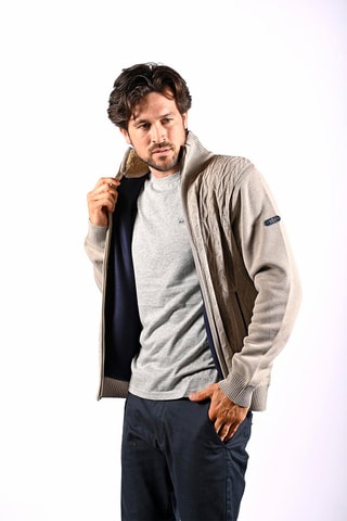 Vest Sukko Steengrijs 