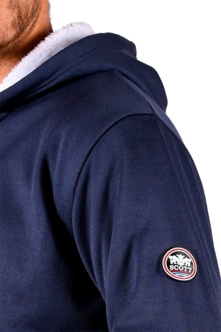 Vest met Capuchon Sherpor Marineblauw