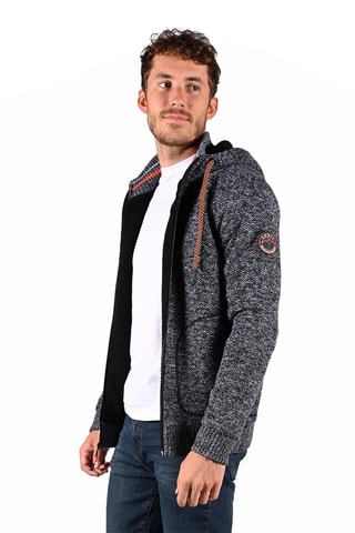 Jasje met Capuchon Sylvor Grijs en Zwart