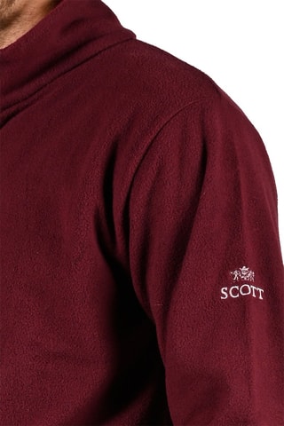 Fleece Jasje Micro Bordeauxrood 