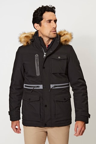 Parka met Capuchon Kabri Zwart 