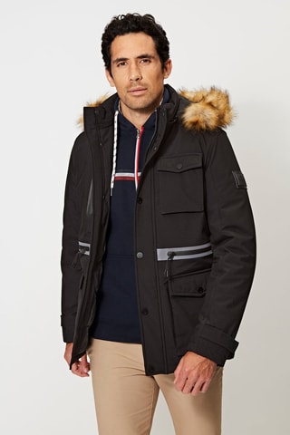 Parka met Capuchon Kabri Zwart 