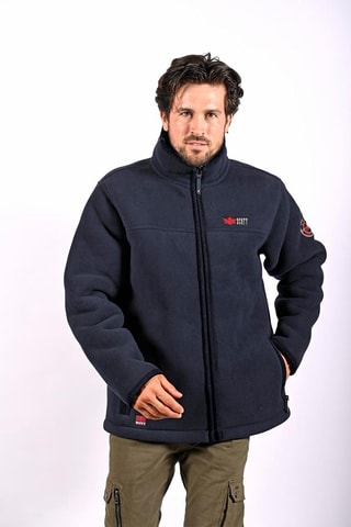 Fleecejas Topten Marineblauw