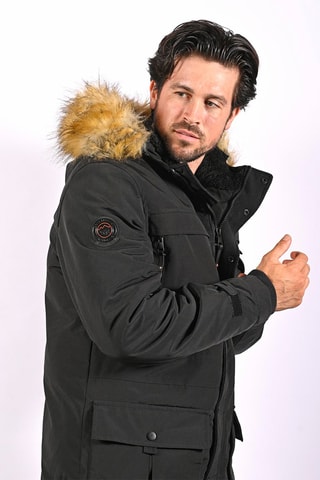 Parka met Capuchon Bestoff Zwart