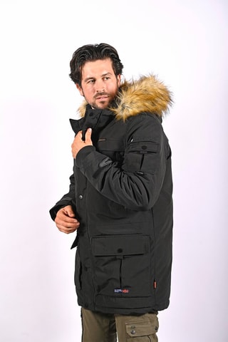 Parka met Capuchon Bestoff Zwart