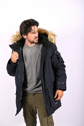 Parka met Capuchon Bestoff Marineblauw
