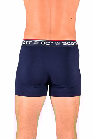 3 Boxers Bandera Marineblauw, zwart en wit