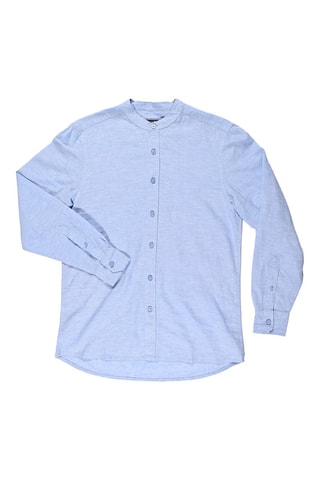 Linnen Overhemd Comfort - Blauw