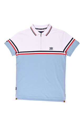 Polo Estos - Wit en Blauw