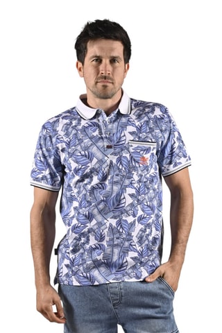 Polo Pechot - Wit en Blauw