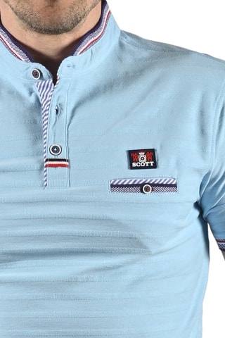 Polo Facto Lichtblauw