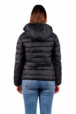 Gewatteerde Jas met Capuchon Louna Zwart