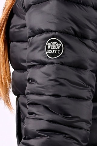 Gewatteerde Jas met Capuchon Louna Zwart