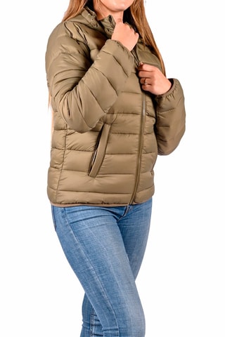 Gewatteerde Jas met Capuchon Louna Grijs