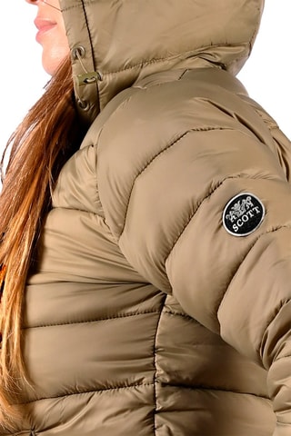 Gewatteerde Jas met Capuchon Louna Grijs