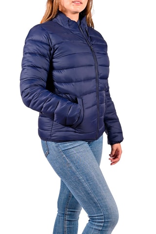 Gewatteerde Jas Chloe Marineblauw