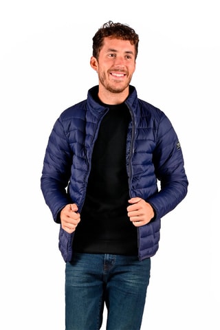 Gewatteerde Jas Trenton Marineblauw