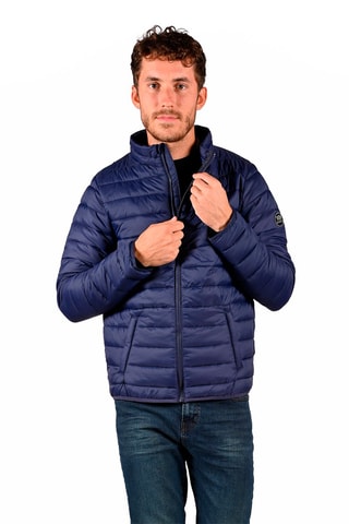Gewatteerde Jas Trenton Marineblauw