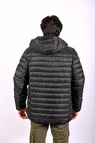 Gewatteerde Jas met Capuchon Garry Zwart