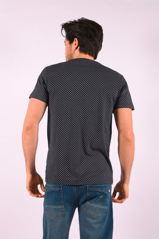 T-shirt Bombou Marineblauw en Wit