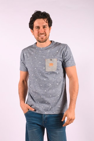 T-shirt Bascor Marineblauw