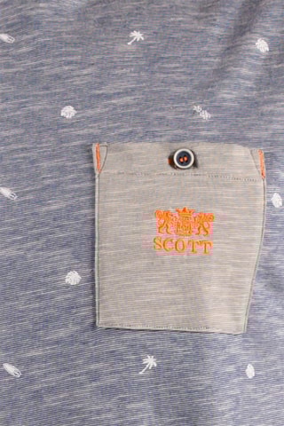 T-shirt Bascor Marineblauw