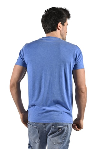 T-shirt Pochot Blauw