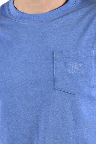 T-shirt Pochot Blauw