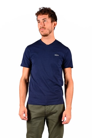 2 T-shirts Vitorio Marineblauw
