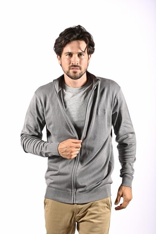 Sweater - Gemêleerd Grijs