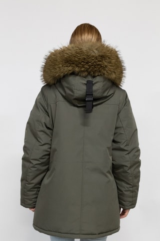 Parka met Capuchon Asna - Kaki