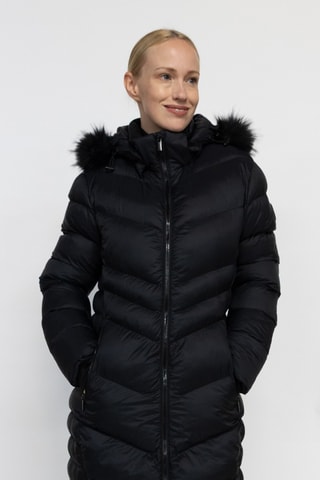 Gewatteerde Jas met Capuchon Dorina - Zwart