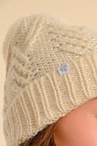 Bonnet et écharpe - Blanc cassé - Molly Bracken