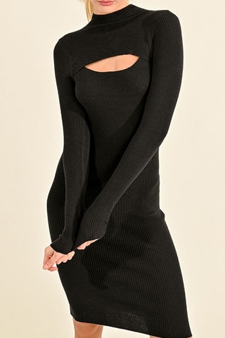 Robe pull - Noir - Lili Sidonio
