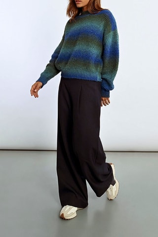 Pull tie and dye - Bleu et vert - Lili Sidonio