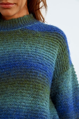 Pull tie and dye - Bleu et vert - Lili Sidonio