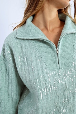 Pull - Vert d'eau - Lili Sidonio