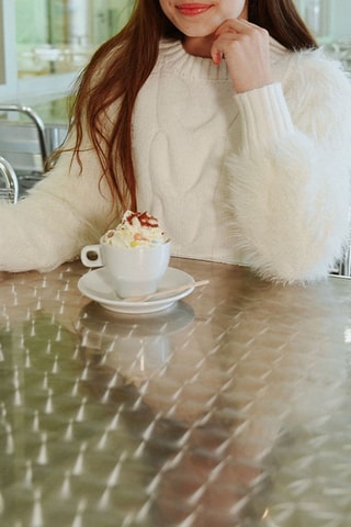 Pull - Blanc - Molly Girl