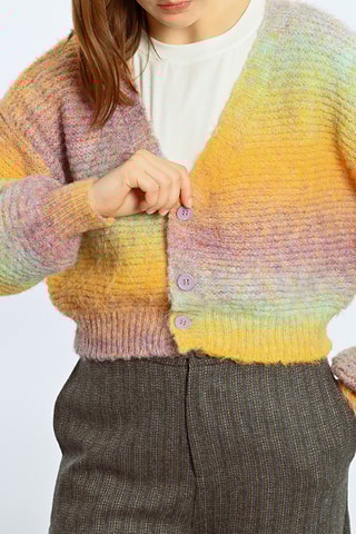 Gilet tie and dye - Jaune - Lili Sidonio