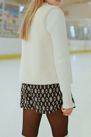 Gilet sans manches - Blanc - Molly Girl