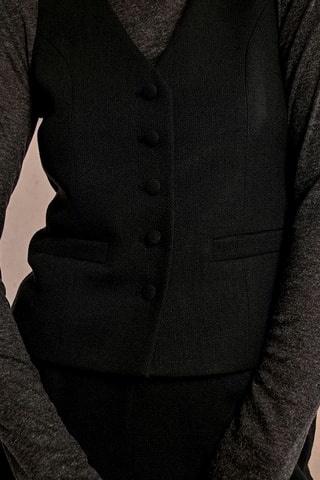 Gilet sans manches - Noir - Molly Bracken