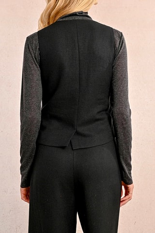 Gilet sans manches - Noir - Molly Bracken