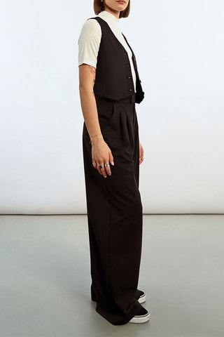 Gilet de costume - Noir - Lili Sidonio