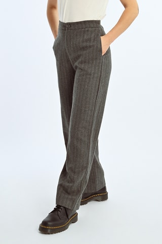 Pantalon en laine - Gris - Lili Sidonio