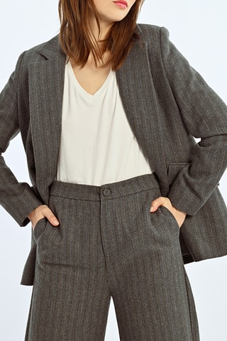 Pantalon en laine - Gris - Lili Sidonio