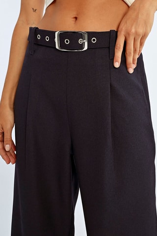 Pantalon wide legs - Bleu marine - Lili Sidonio