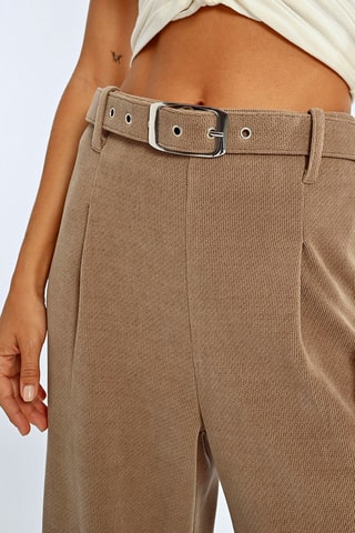 Pantalon wide legs - Taupe - Lili Sidonio