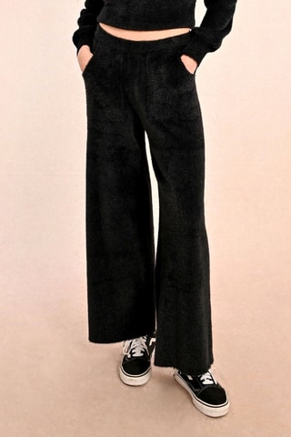 Pantalon palazzo - Noir - Molly Bracken